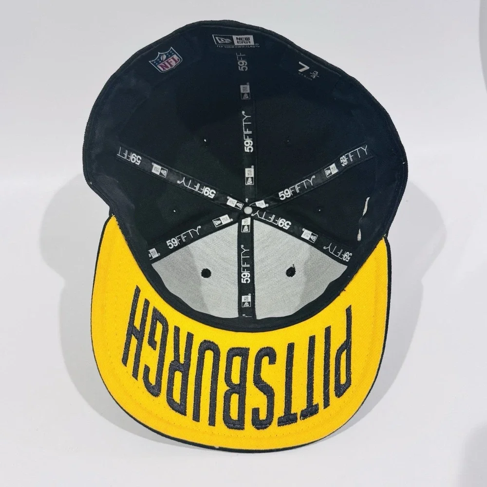 NFL Draft Pittsburg Steelers New Era 59Fifty‎ 7 3/4 Embroidered Hat Cap